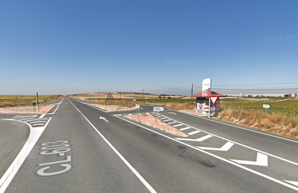 Grave colisión en la CL-603 en Torreiglesias deja tres heridos