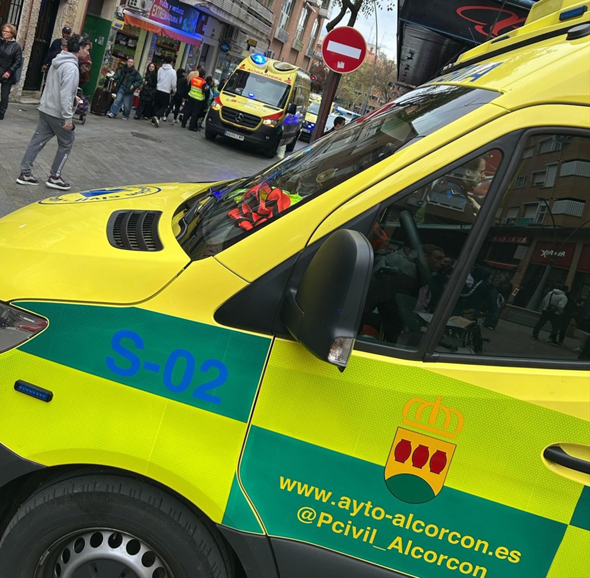 Herido en Alcorcón un varón de mediana edad tras una agresión con arma blanca