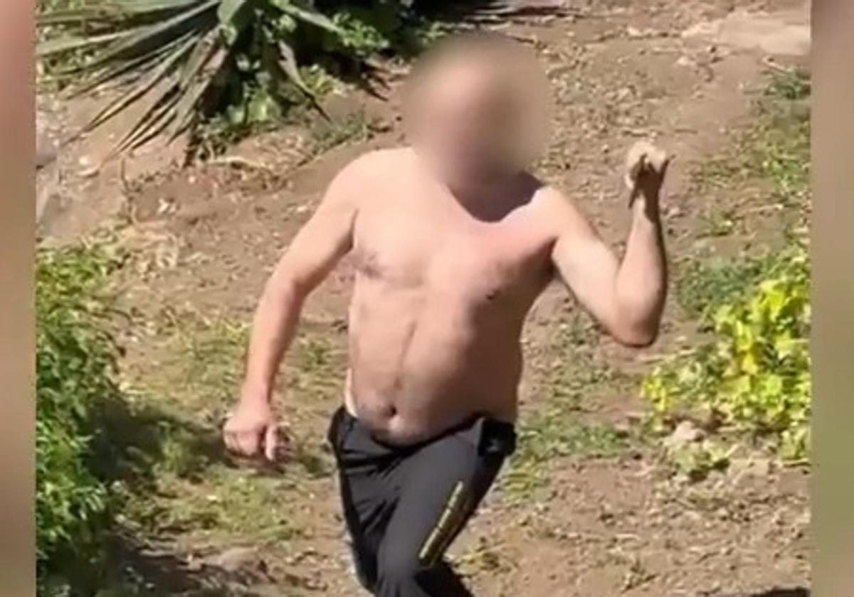 Prisión provisional para el hombre que amenazó con un machete a dos guardias civiles en San Mateo