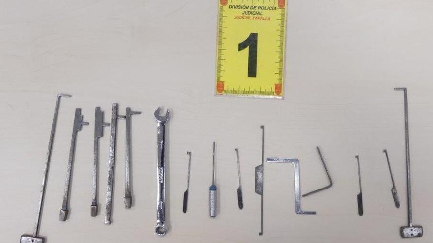 Dos detenciones en Navarra esclarecen una decena de robos en Errenteria y Gasteiz