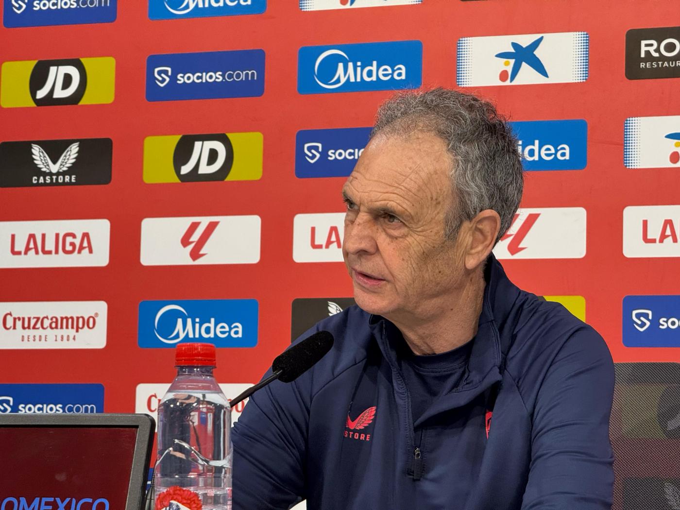 Joaquín Caparrós en rueda de prensa. - Pedro González