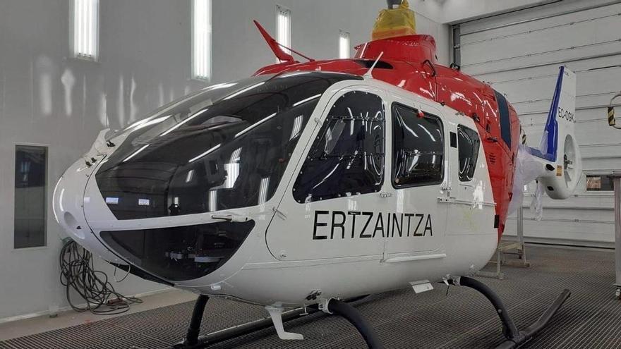 Rescatada en helicóptero en una zona de monte de Zumarraga tras sufrir una caída