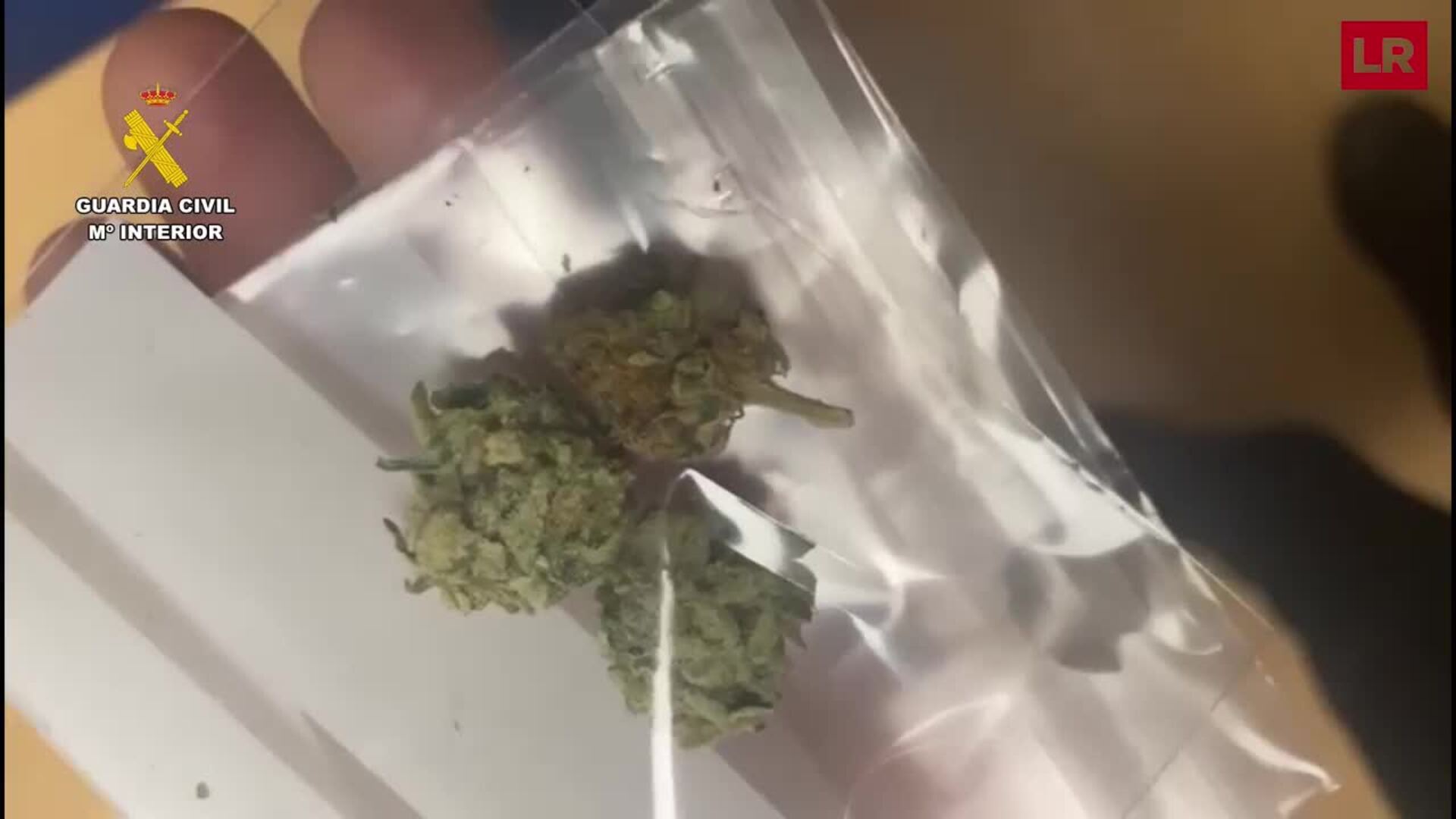 Conductor detenido en Lardero por transportar marihuana y hachís en su vehículo