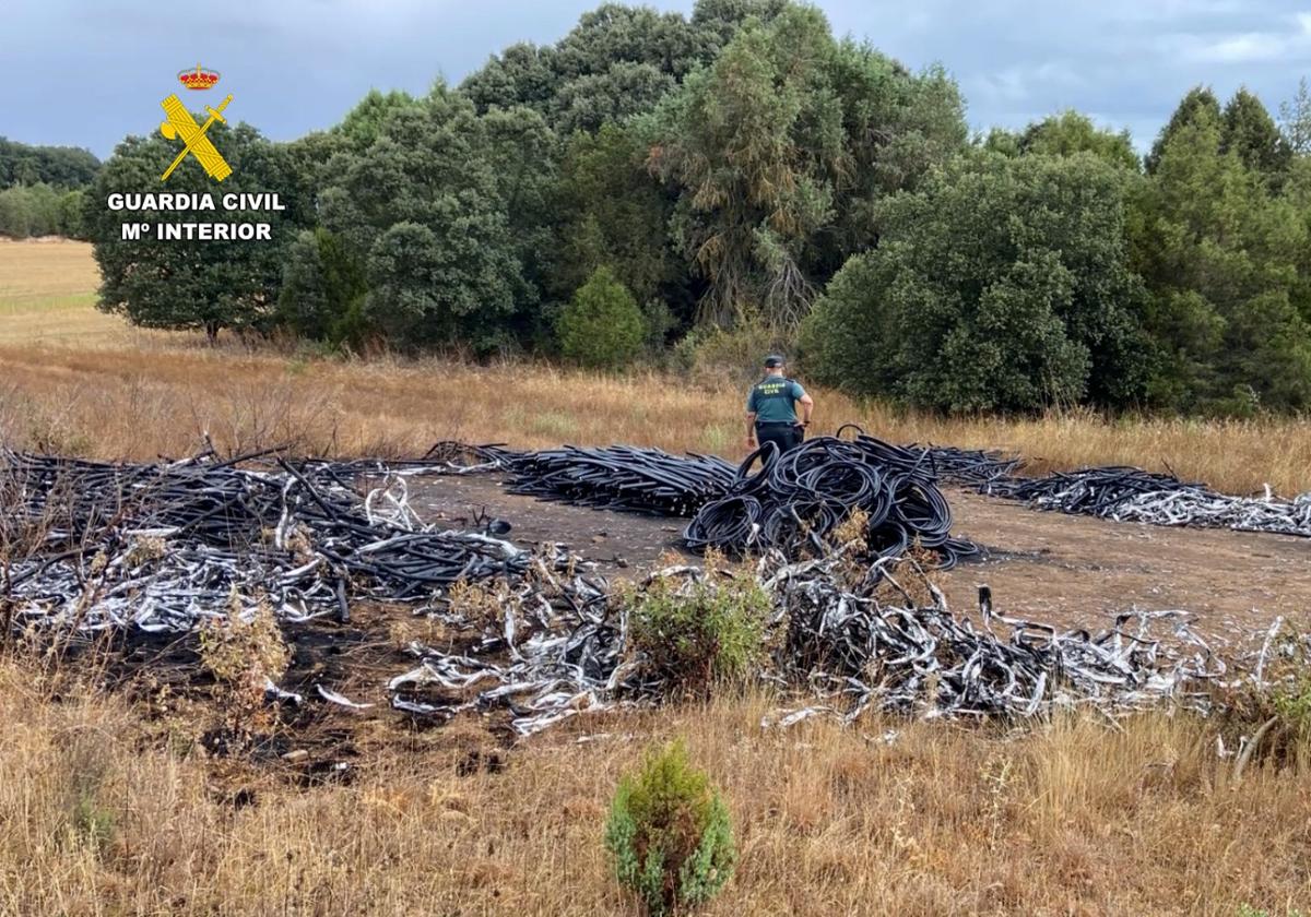 Cae una banda que robó cobre en Burgos tras llevarse más de 22 toneladas por valor de unos 140.000 euros