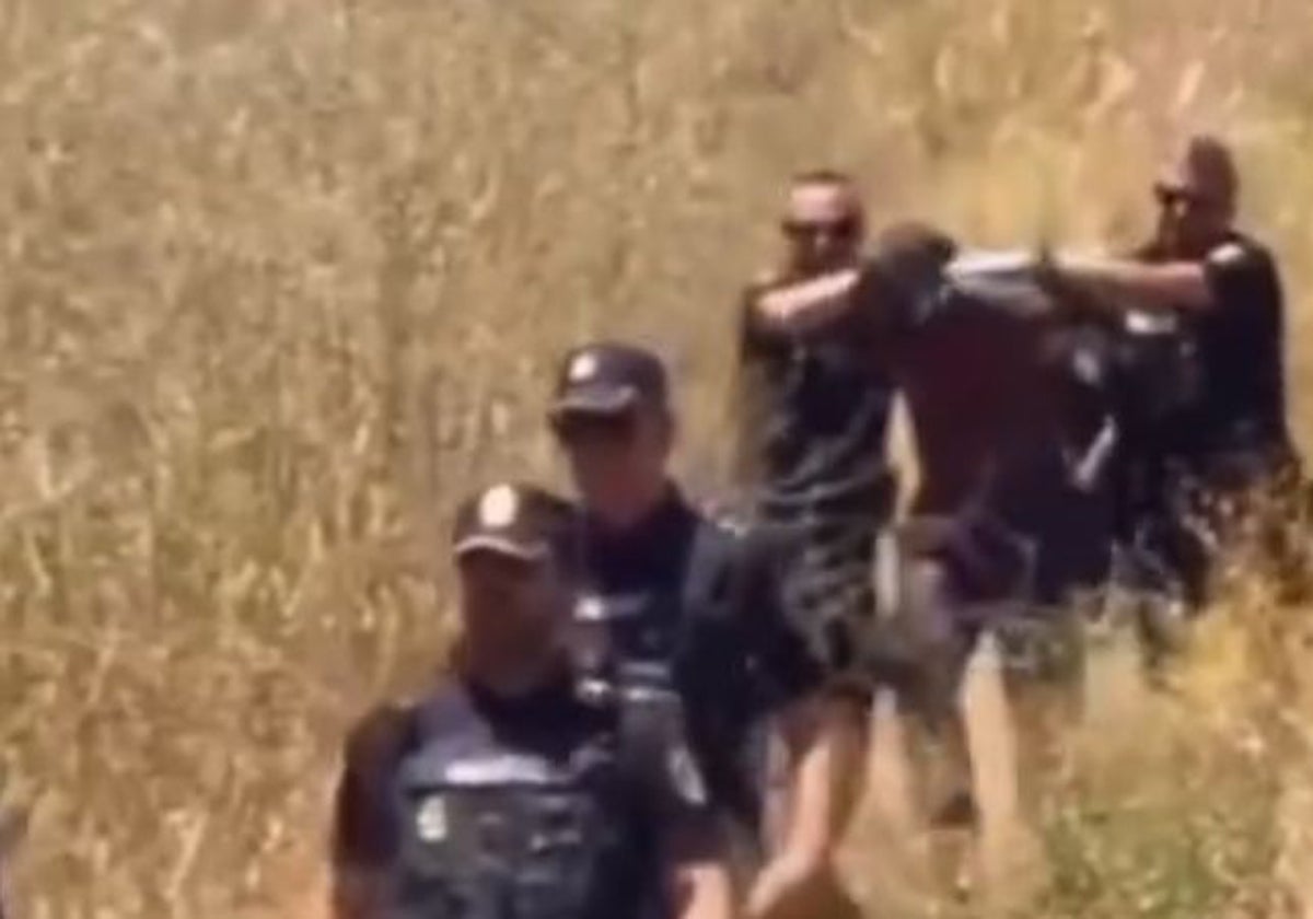 Un hombre con una catana siembra el pánico en La Palmilla