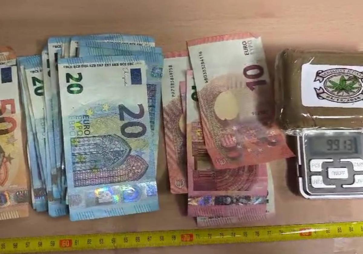 Detienen a un hombre en Lardero tras encontrar marihuana y hachís en su vehículo durante un control policial