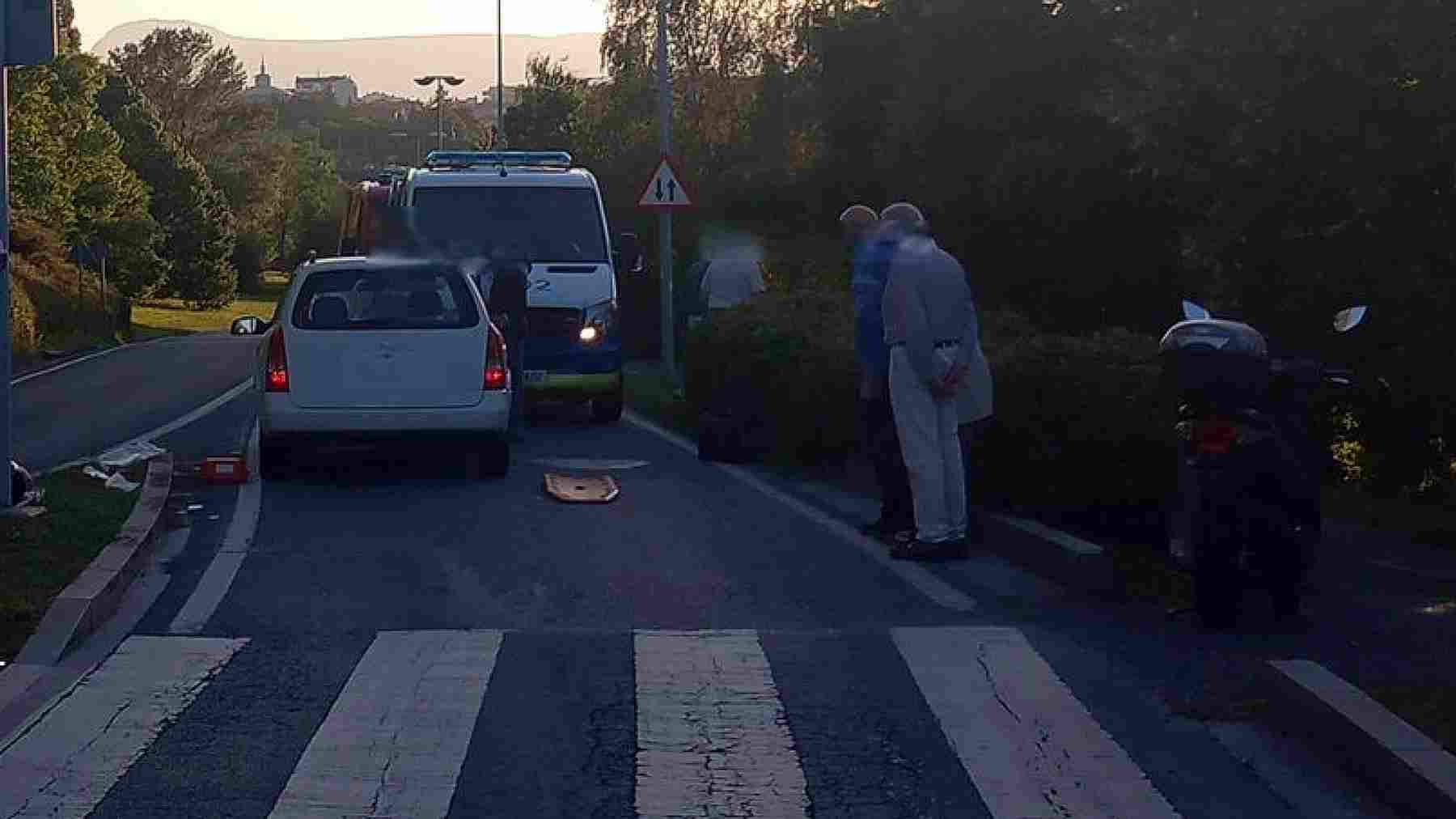 Herido muy grave un hombre tras ser atropellado en uno de los puntos negros del tráfico de Pamplona