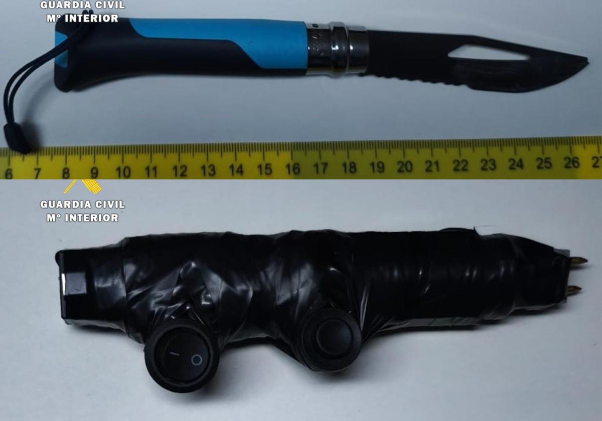 Incautada un arma eléctrica prohibida y artesanal a un menor en Burgos