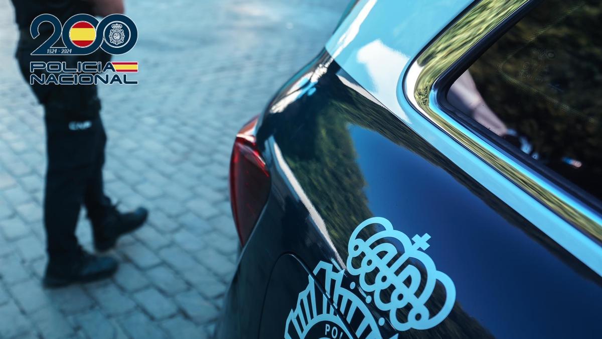 Un coche de la Policía Nacional