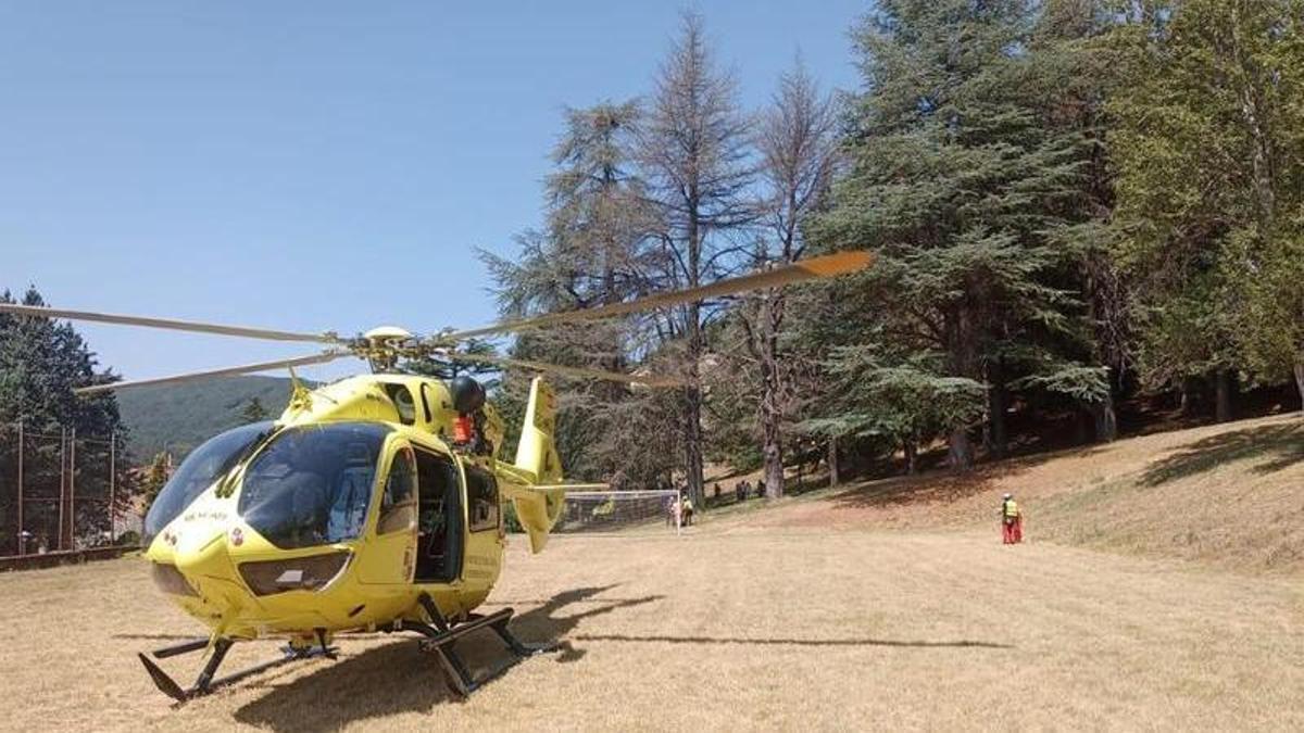 Helicóptero de rescate.