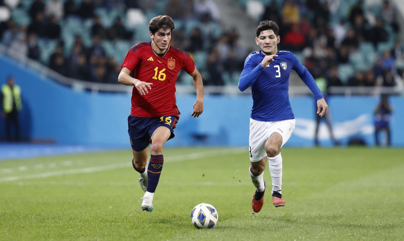 Juanlu Sánchez jugando con la selección española sub-21. - SFC