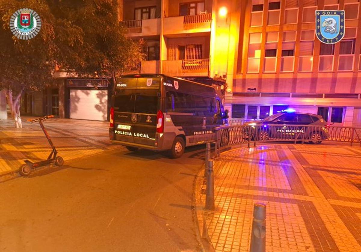 Policía Local de Las Palmas detiene a conductor de patinete eléctrico por circular de forma temeraria y dar positivo en test de drogas
