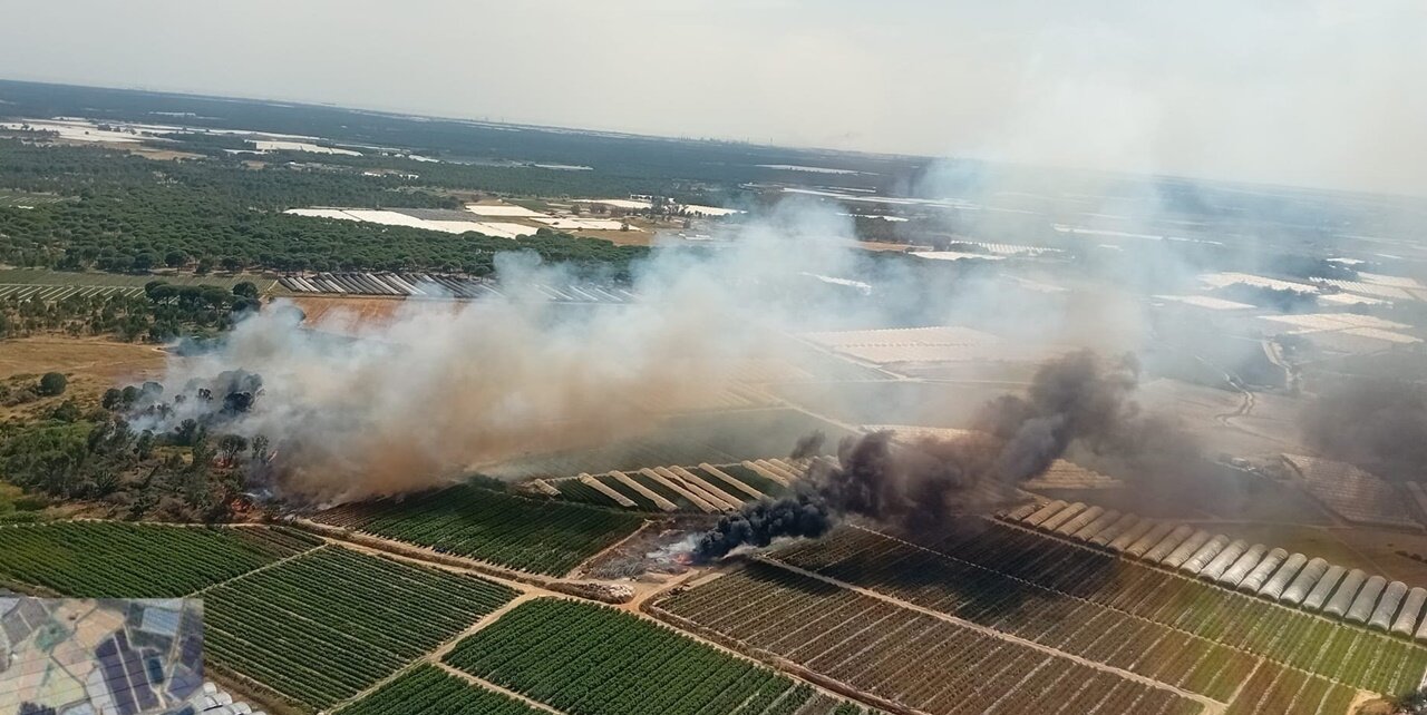 Declarado un segundo incendio en Lucena del Puerto en una misma tarde