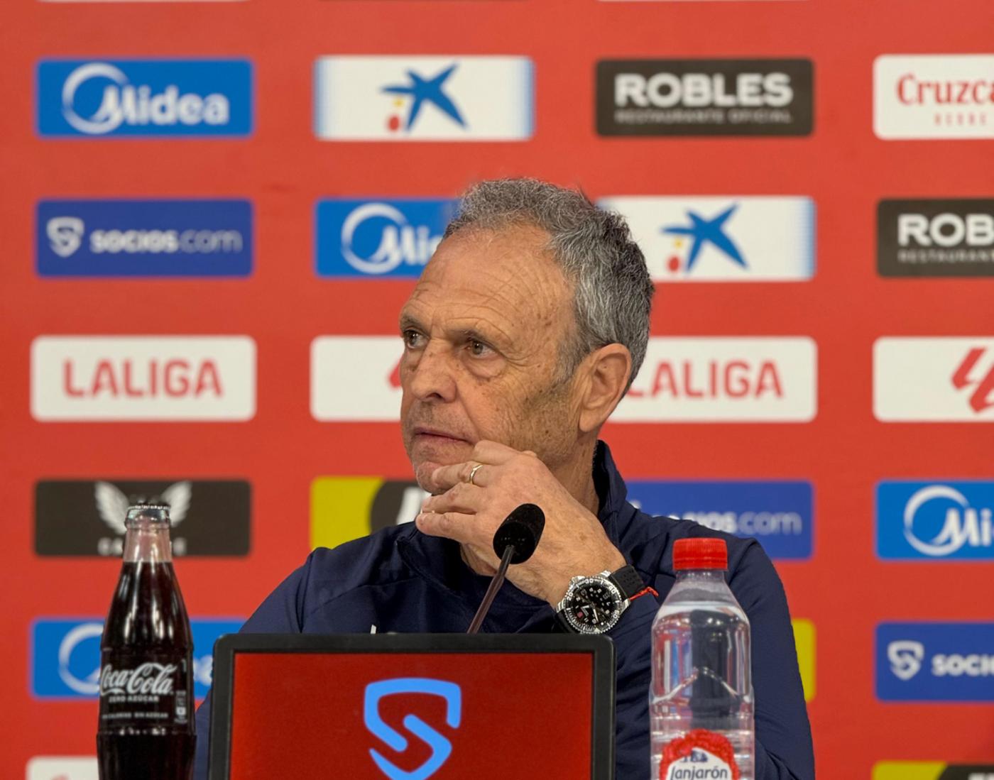 Joaquín Caparrós en rueda de prensa. - Pedro González