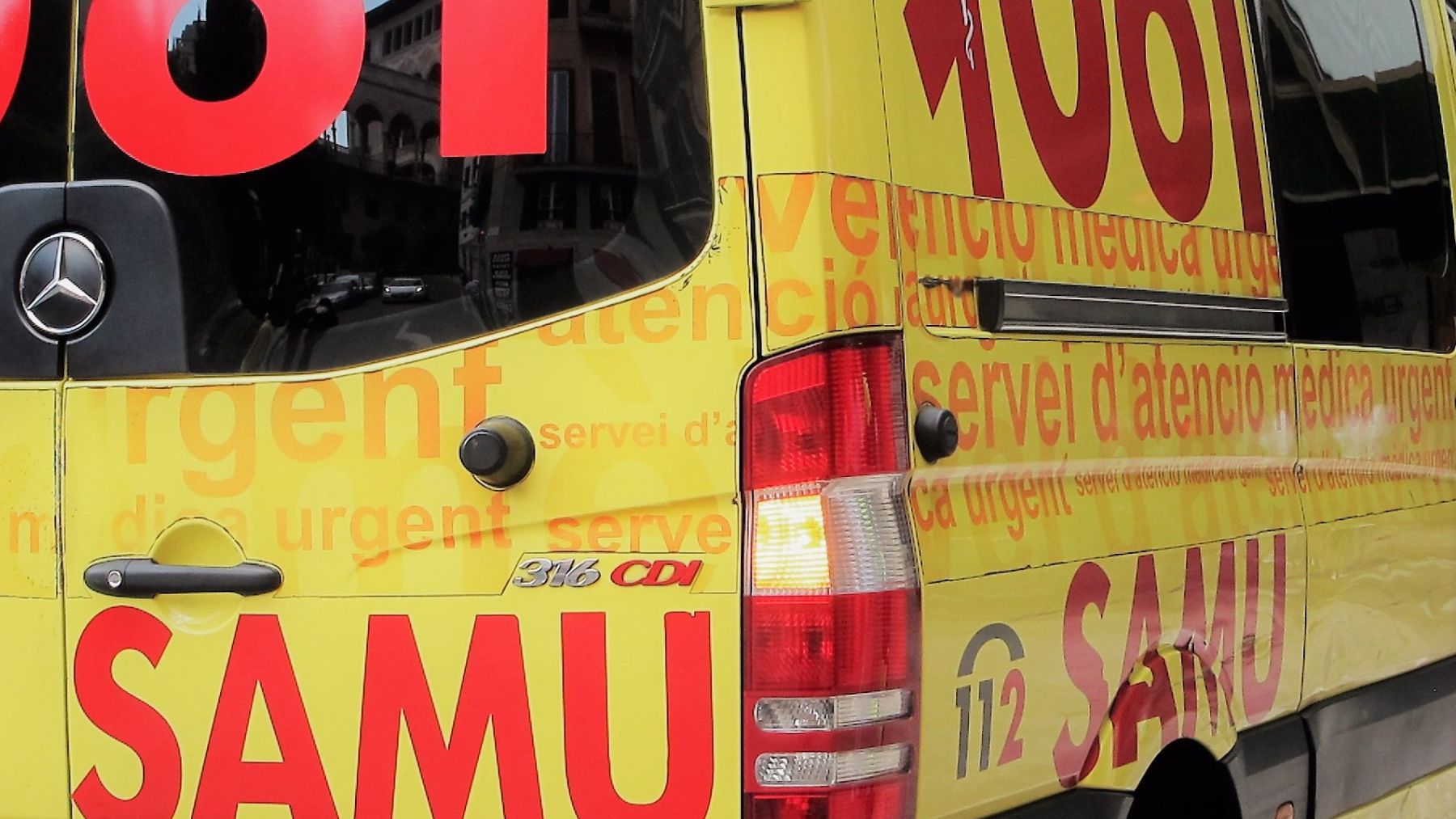 Siete heridos en un accidente entre cuatro vehículos en Es Molinar