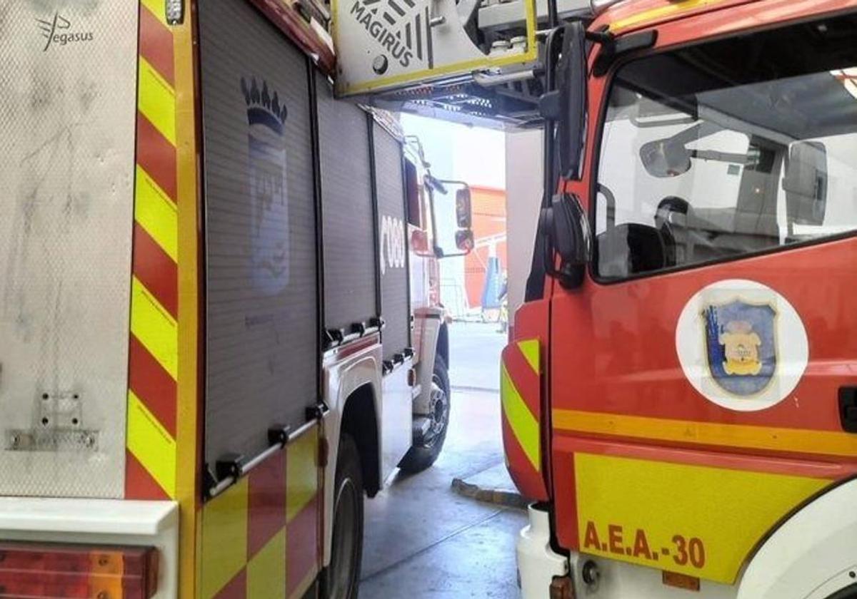 Tres heridos tras vuelco de vehículo en la A-7 en Málaga capital