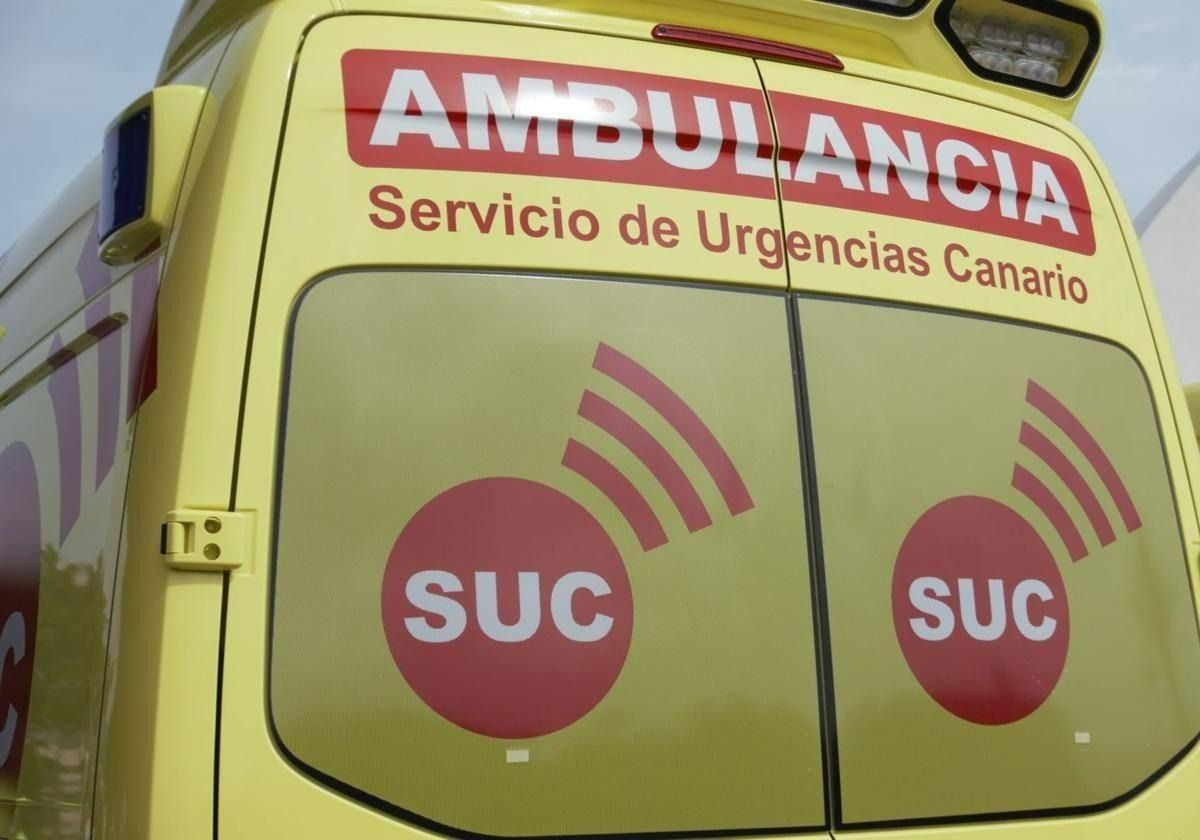Un hombre resulta herido tras colisionar contra la mediana en Agüimes