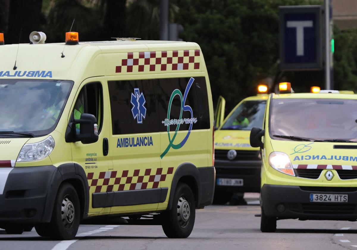 Dos mujeres al hospital tras una colisión lateral en este pueblo de Salamanca