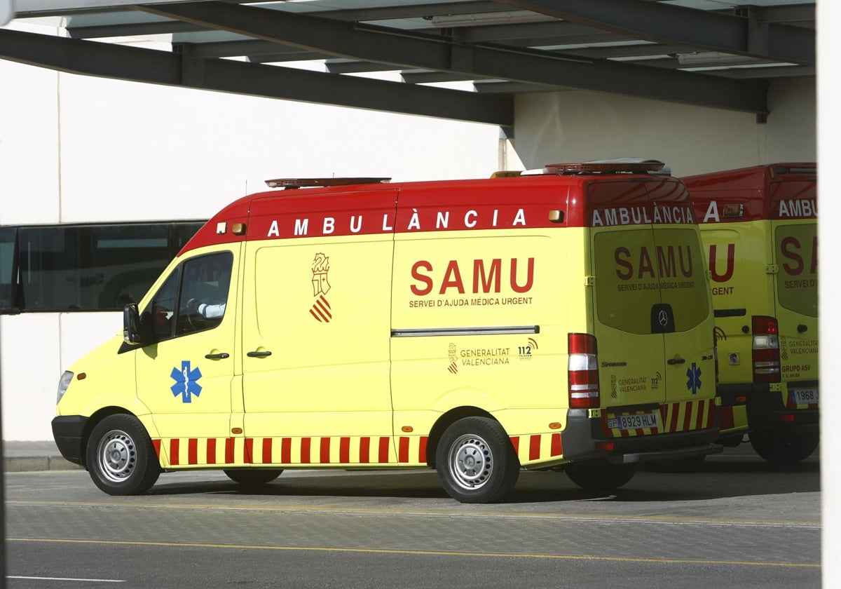 Nueve heridos en un accidente de tráfico entre dos vehículos en La Pobla Llarga