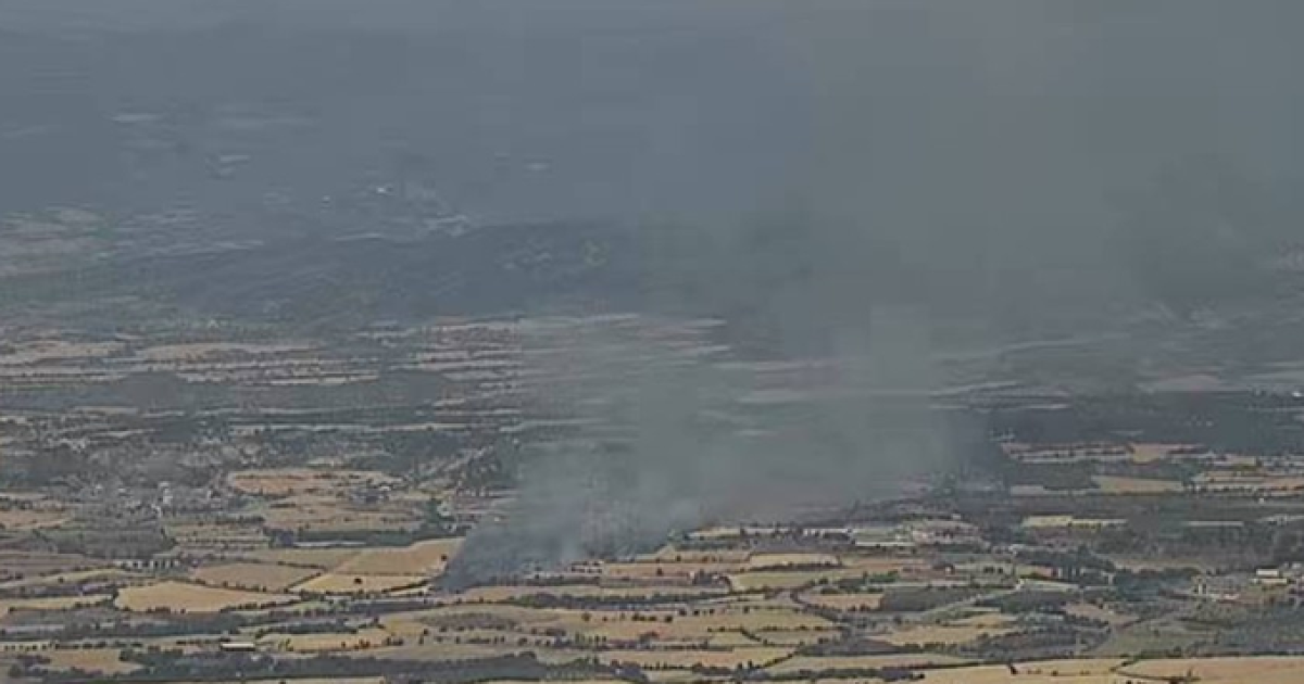 Activadas 15 dotaciones de Bombers de la Generalitat para extinguir incendio en Isona i Conca Dellà