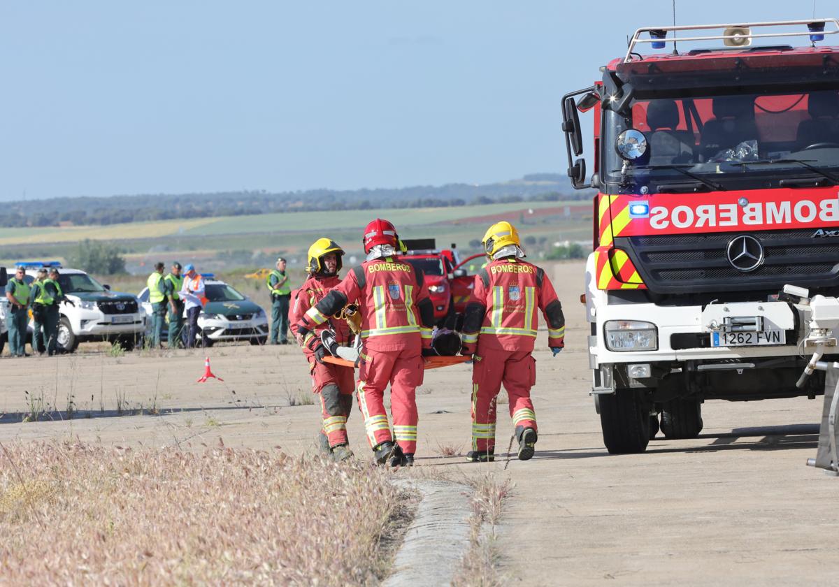 Aterrizaje de urgencia tras el fallo del motor de una avioneta cerca de Matacán