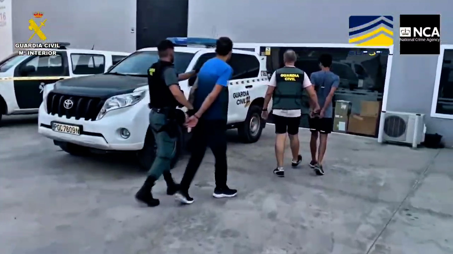 Cinco detenidos por asaltar con armas un furgón policial en Ibiza para liberar a un preso