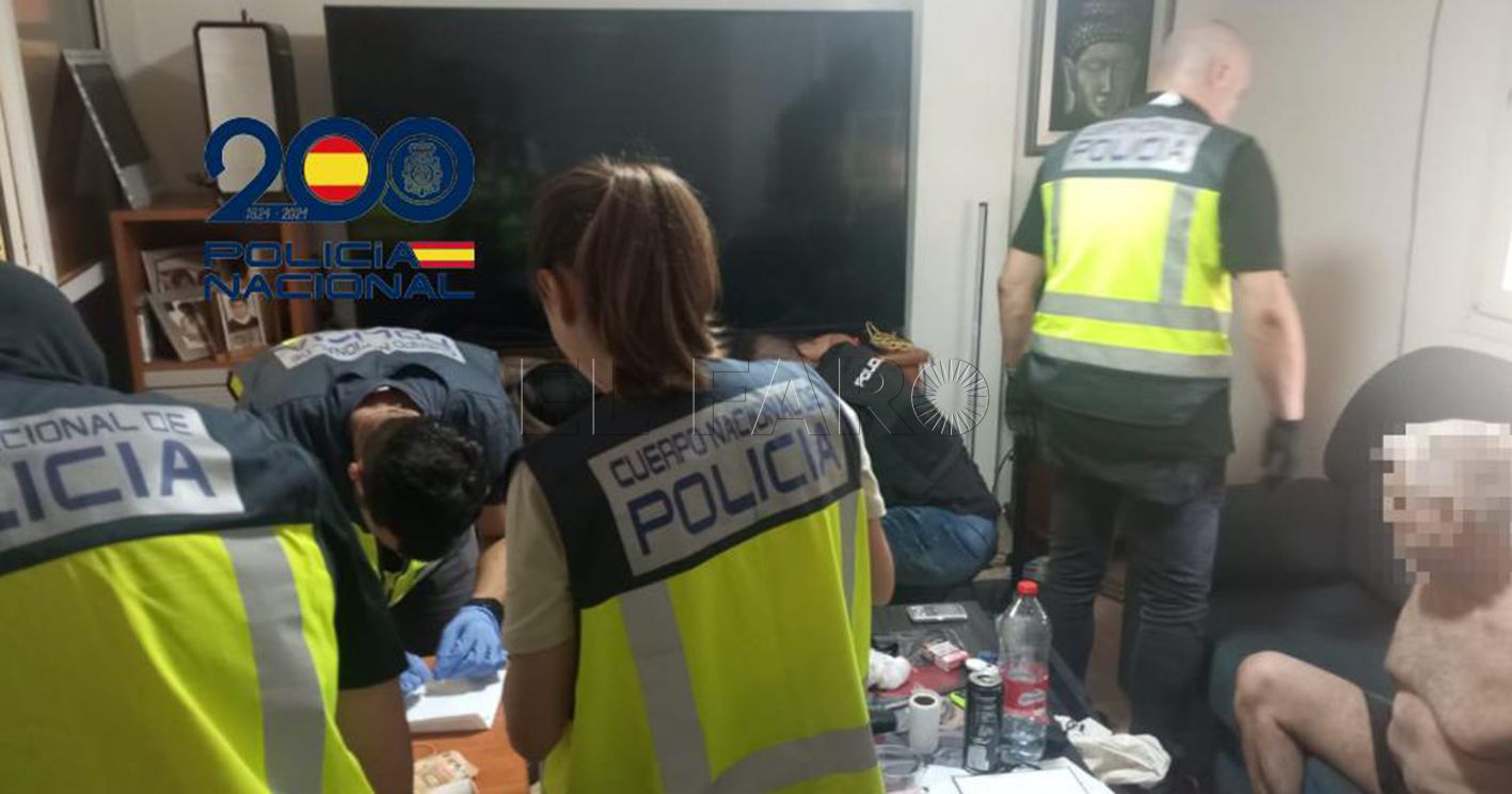 Desarticulado un punto de venta de cocaína en Melilla: dos detenidos y gran cantidad de droga incautada