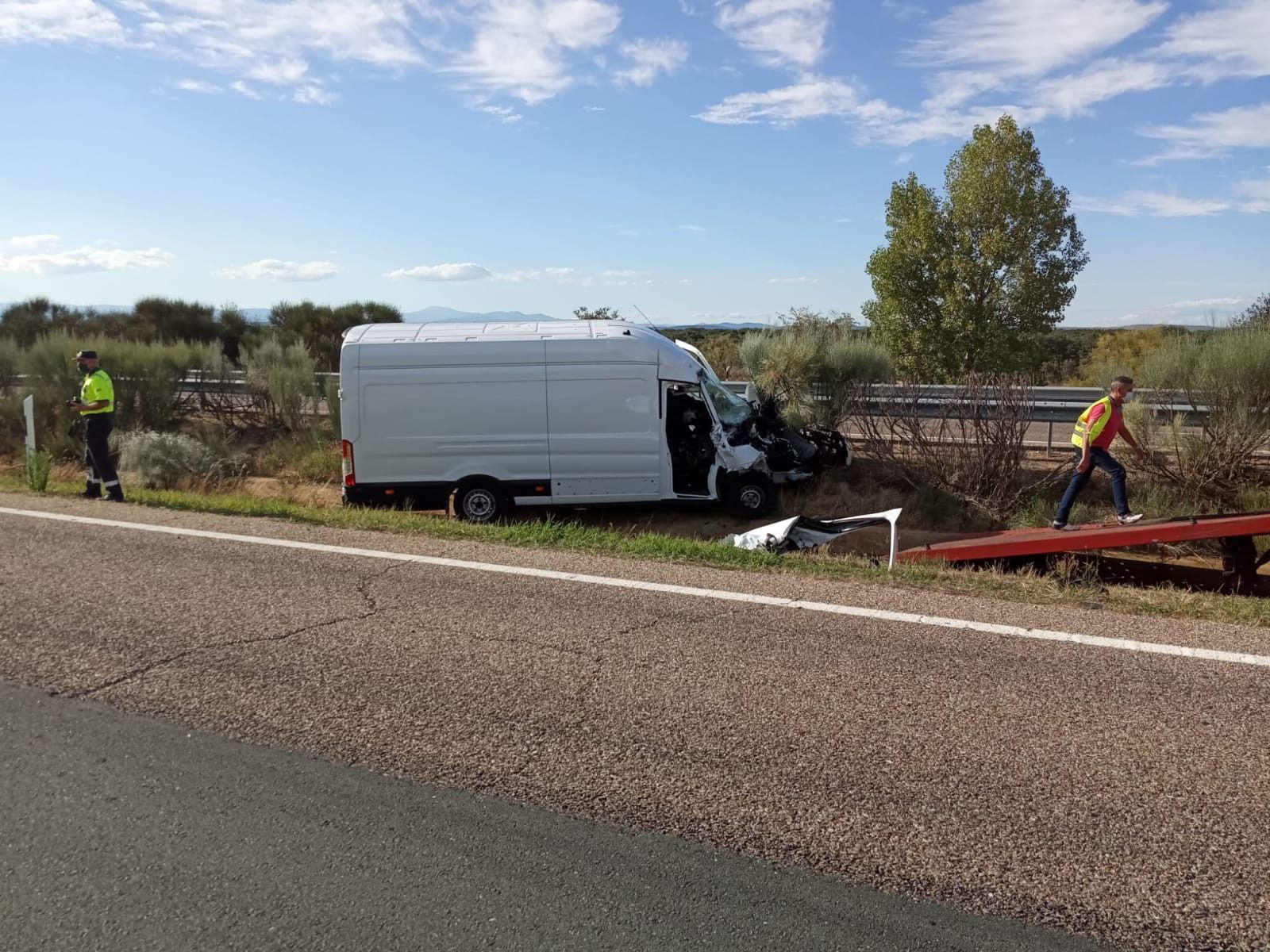 Accidente furgoneta-Archivo