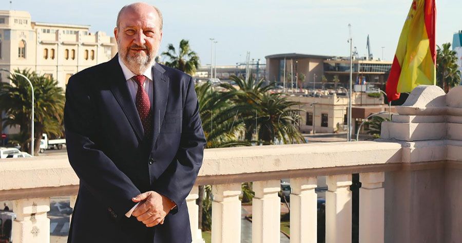 El presidente de la Autoridad Portuaria de Melilla pide aumentar las conexiones marítimas con Almería