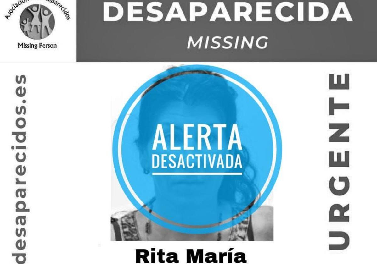 Encuentran a Rita María sana y salva tras su desaparición en Las Palmas de Gran Canaria