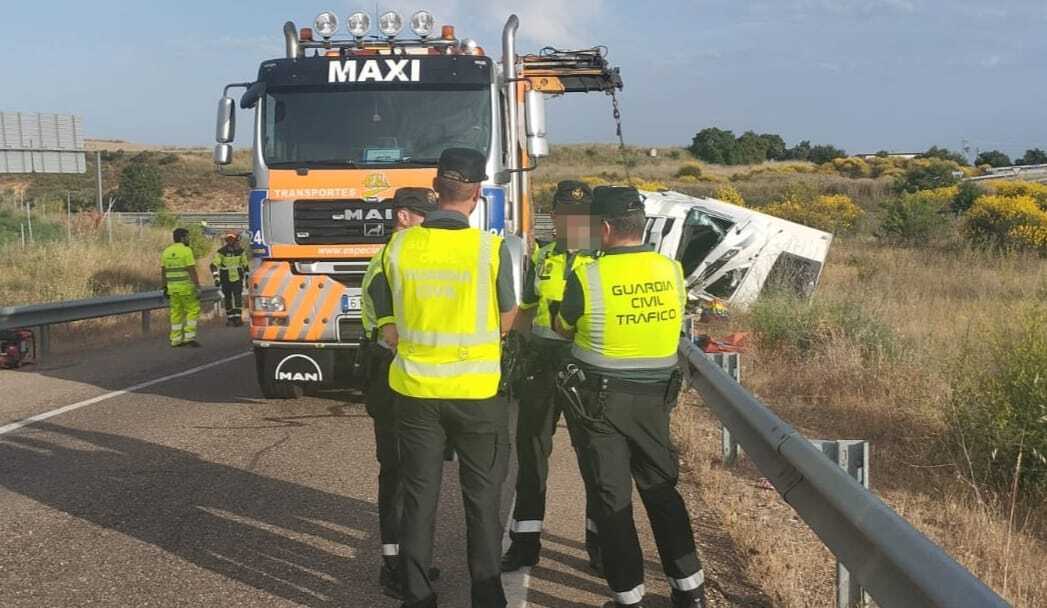 Trágico accidente en Zamora: fallece el conductor de un camión en un accidente de tráfico
