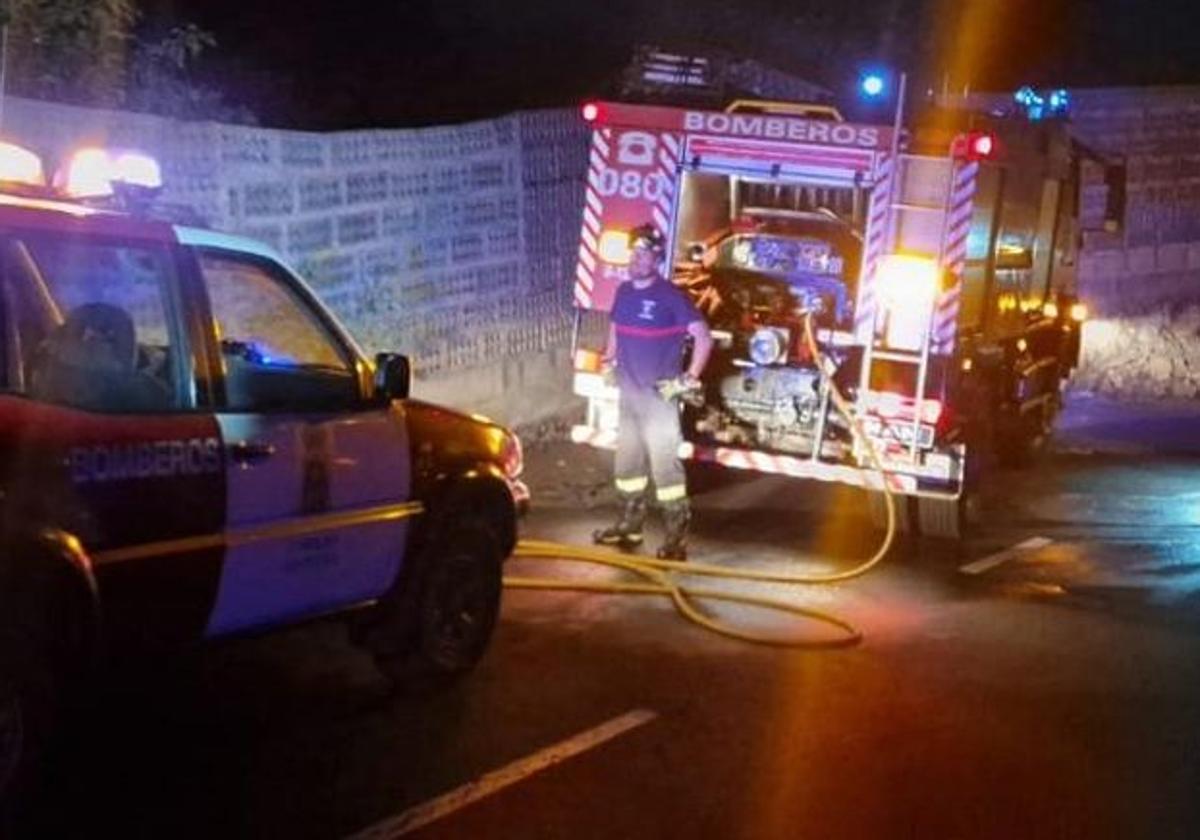 Hombre en estado crítico tras sufrir quemaduras en incendio en La Palma