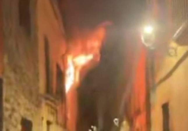 incendio collbató Bomberos