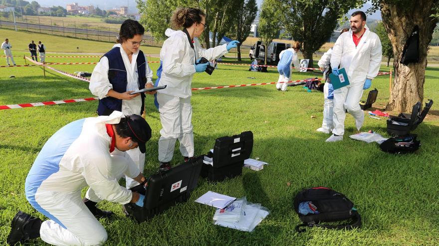 Un avión “se estrella” en la sede de la Ertzaintza en Erandio: siete muertos en un simulacro