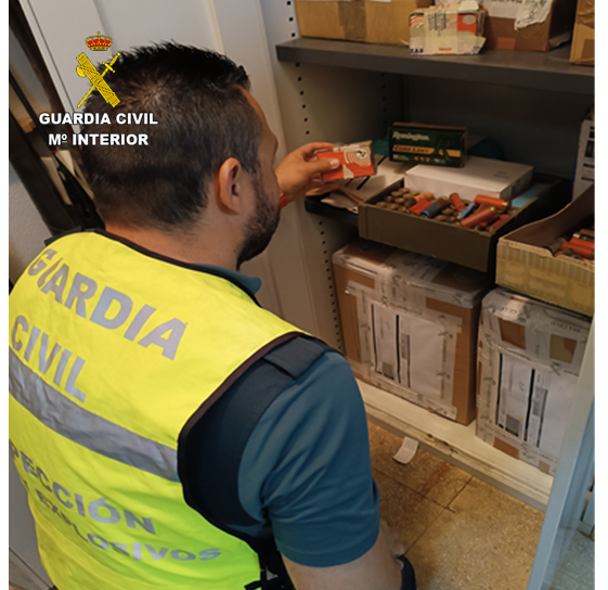 La Guardia Civil desmantela puntos de venta ilegal de cartuchería en Ciudad Real y Puertollano