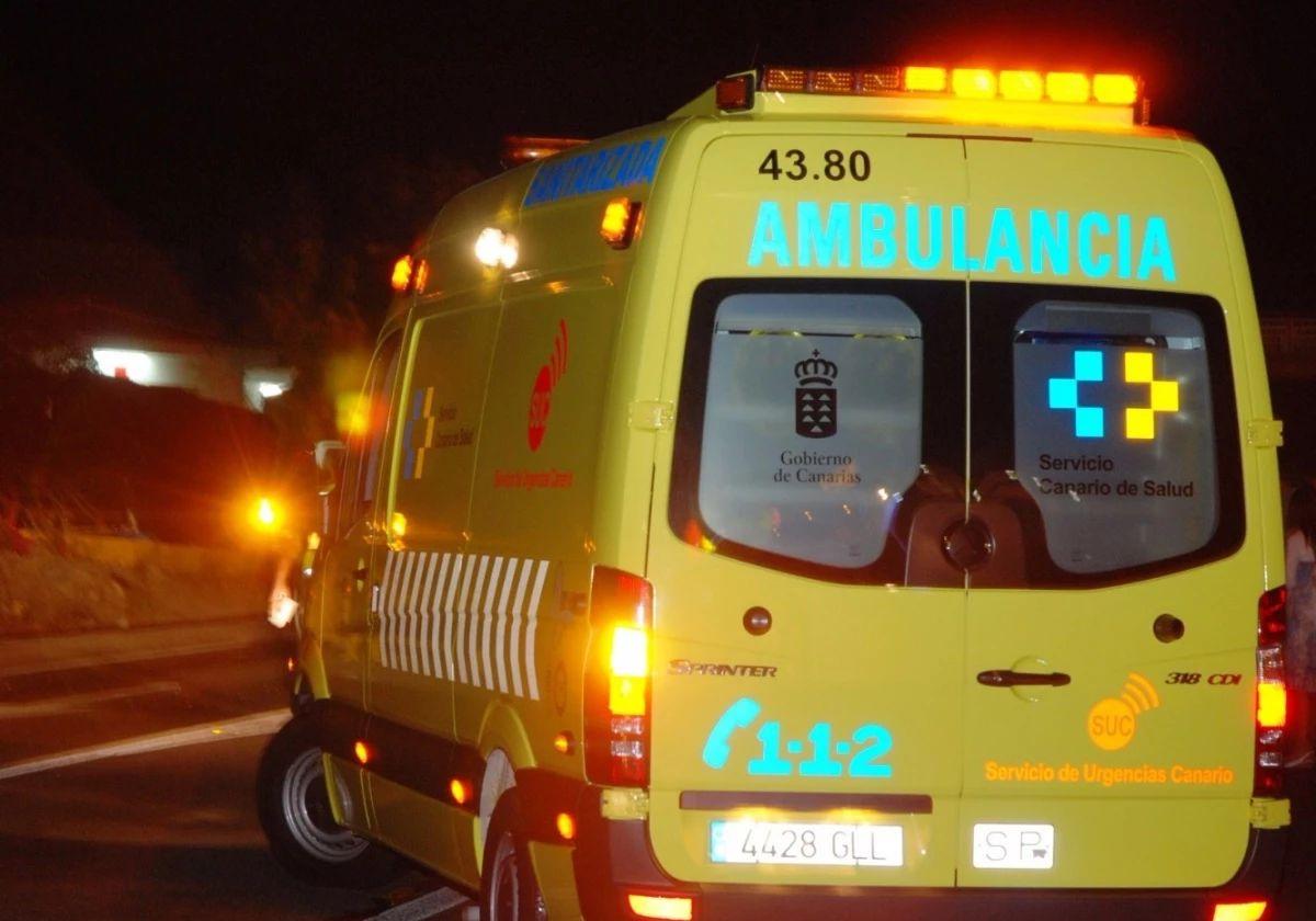 Menor de tres años gravemente herido en accidente de tráfico en Tegueste, Tenerife