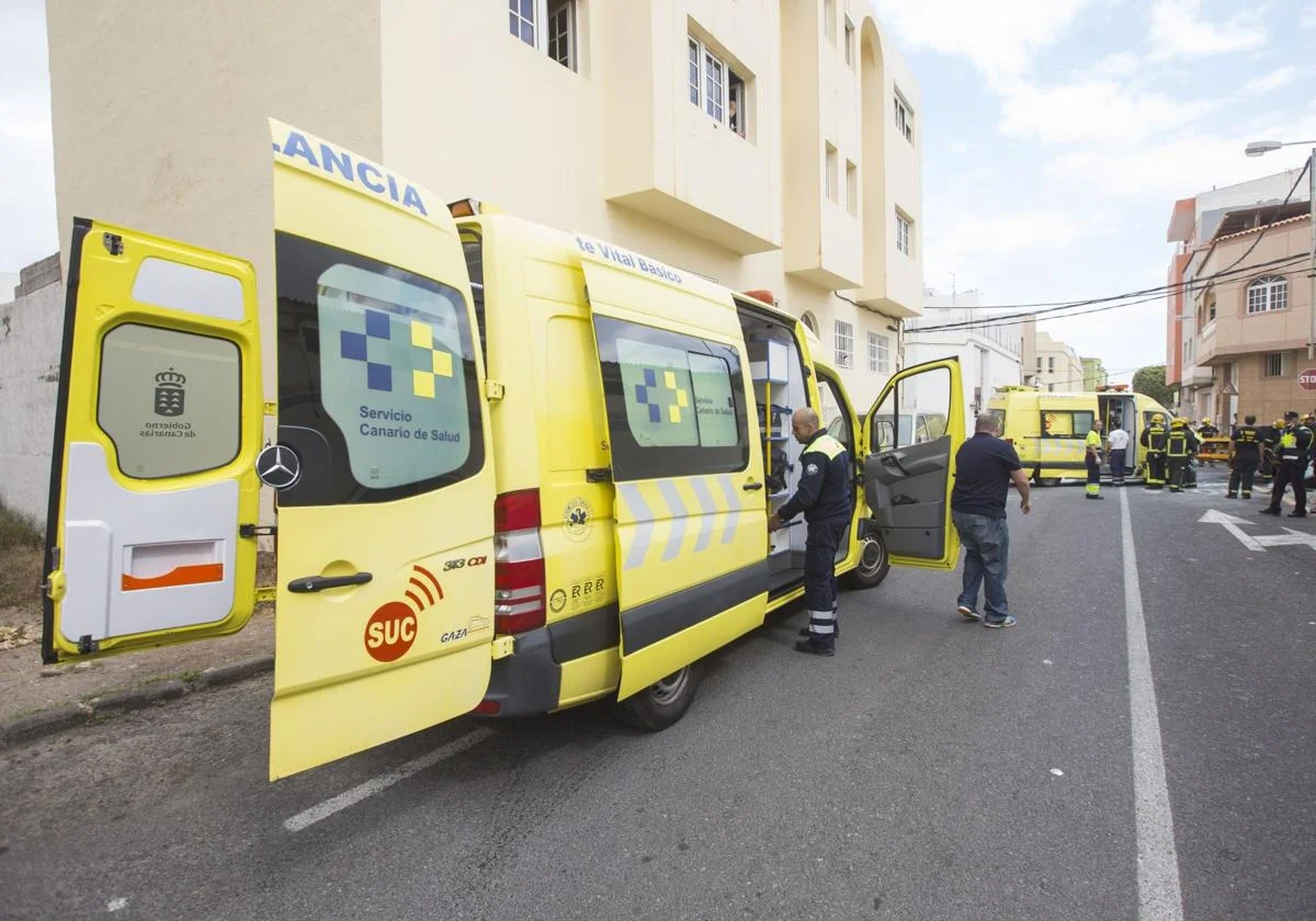 Herido un motorista tras colisionar con un coche en la calle Venegas