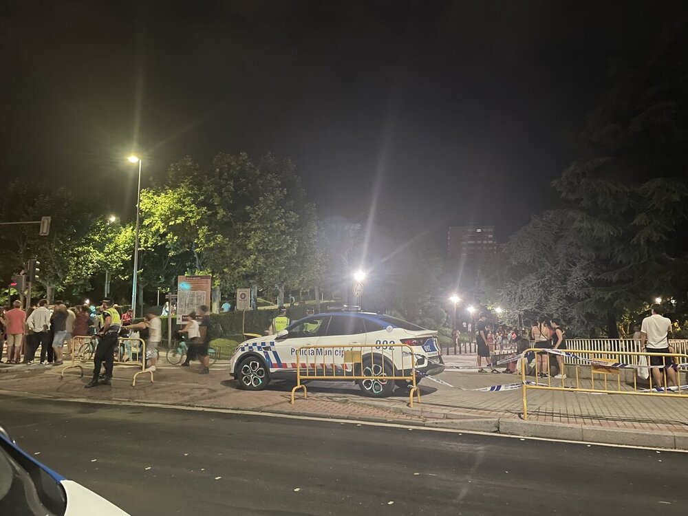 Dos detenidos y cuatro policías heridos esta noche de San Juan