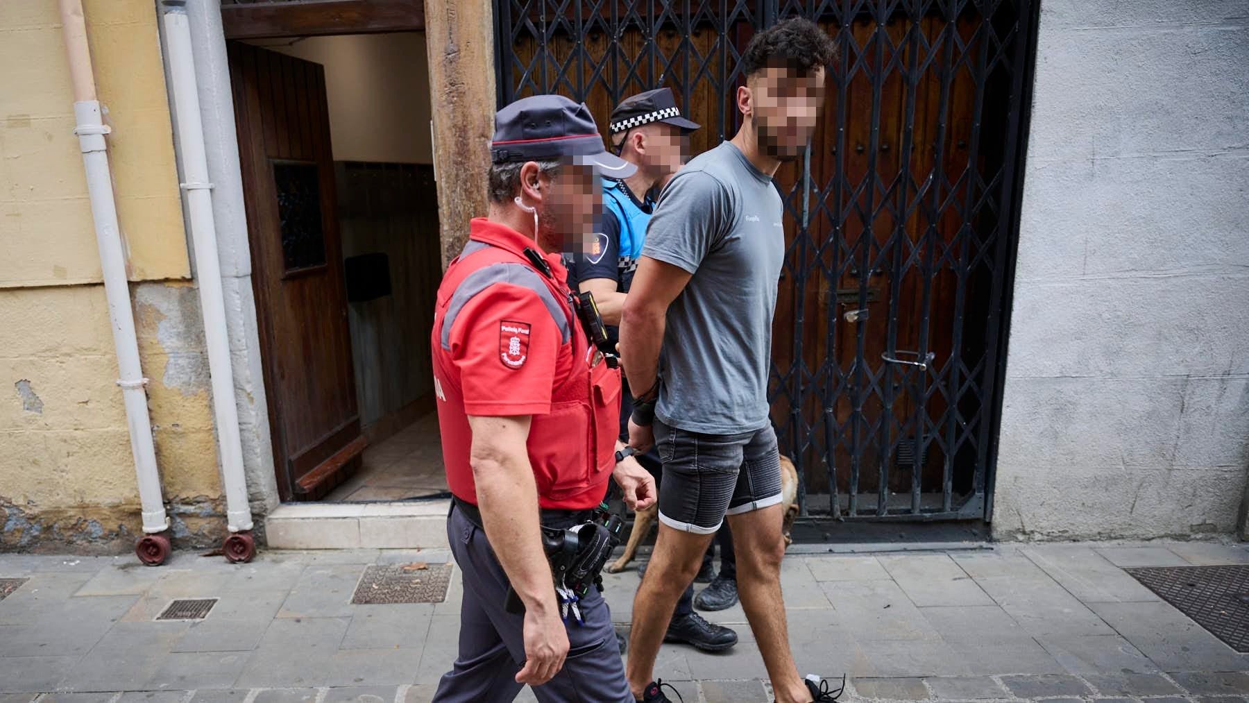 La decisión de la juez para el grupo criminal de magrebís detenidos en Pamplona esta semana