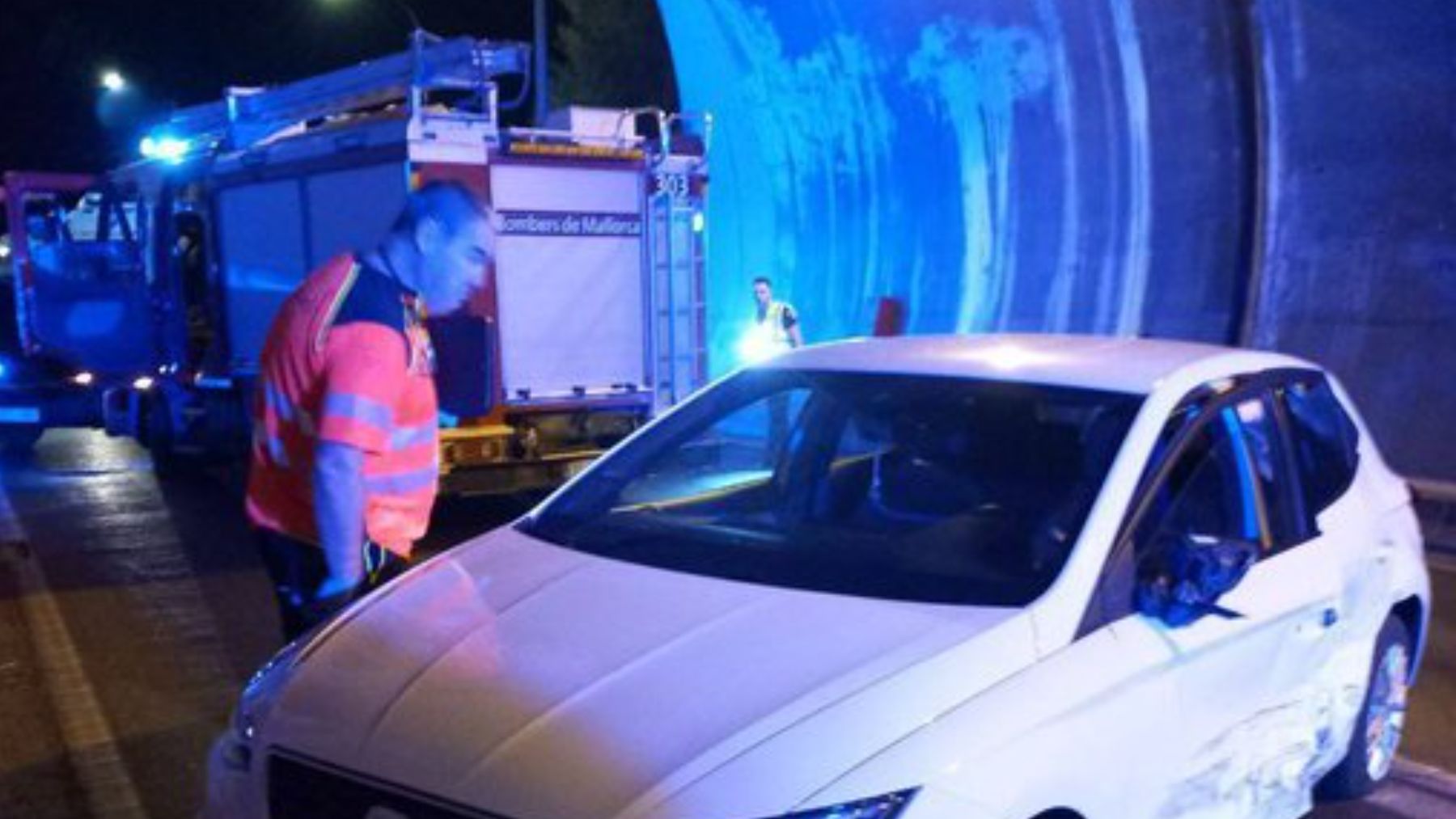 Reabren el túnel de Sóller tras accidente de tráfico durante la madrugada
