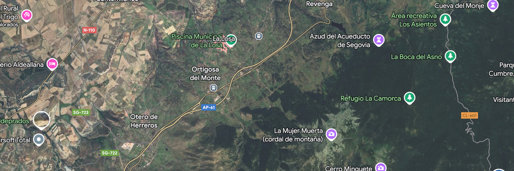 Muere una mujer en un accidente de tráfico en la AP-61