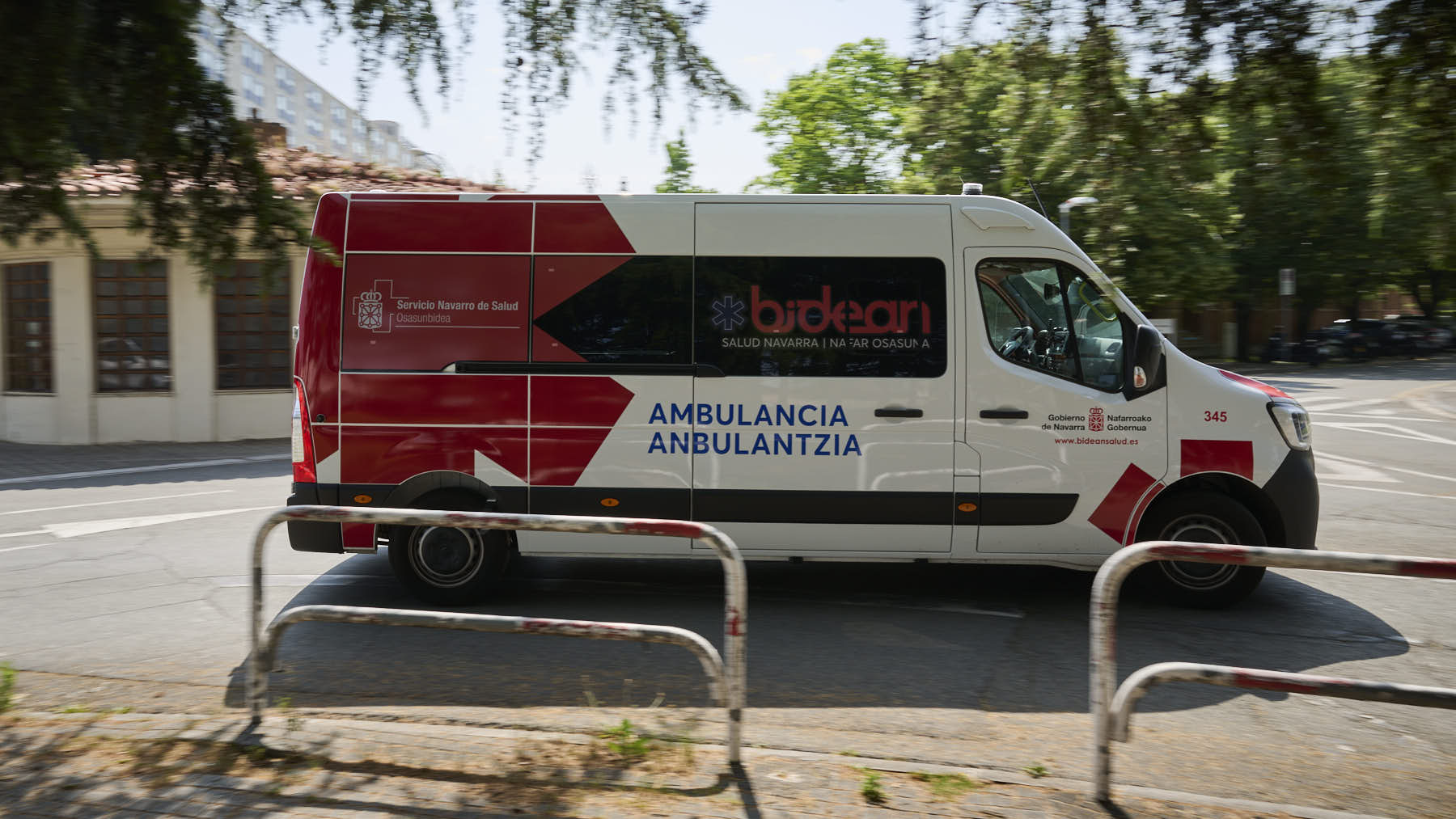 Herido grave un anciano de 91 años tras ser atropellado en el casco urbano de un pueblo de Navarra