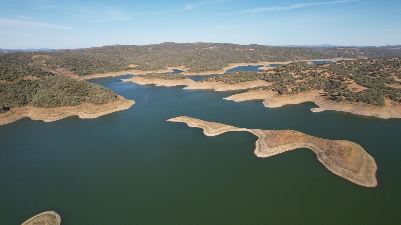 Embalse del Huesna. - CHG