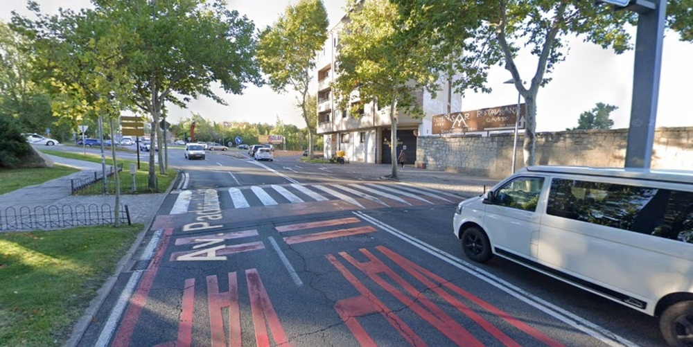 Un ciclista herido tras chocar con un coche en Padre Claret