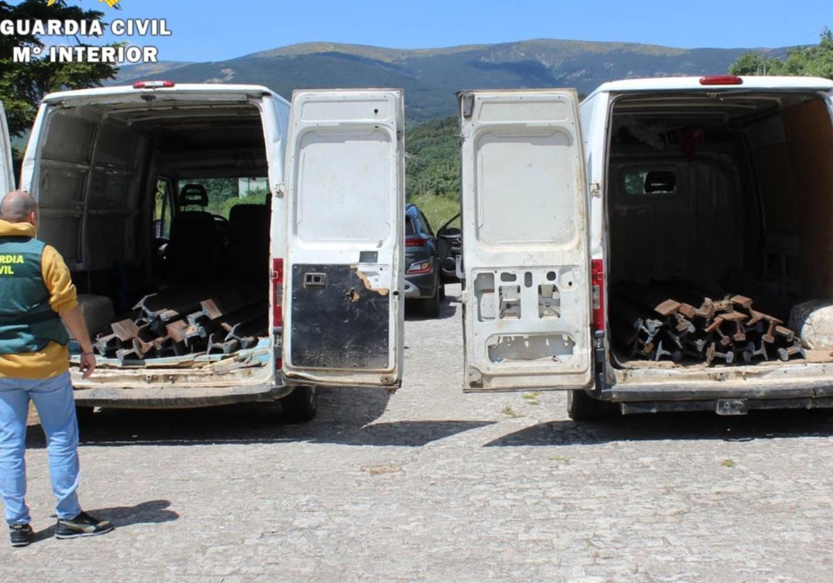 Ante el juez cuatro acusados por robar 4.000 kilogramos de vías de tren en Burgos