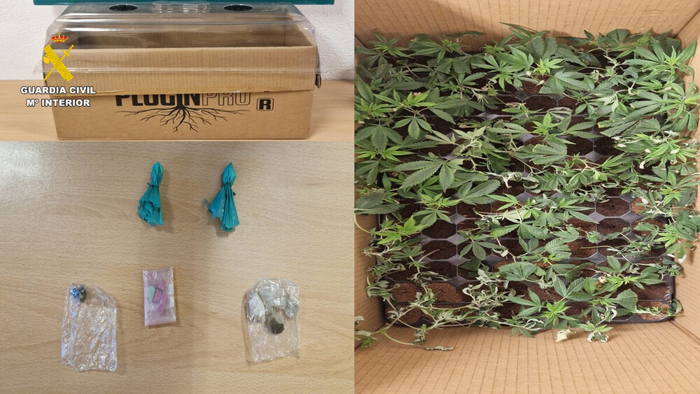 Detenido en El Espinar con varias drogas en su vehículo