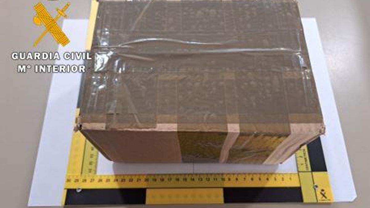 Detenido en León por recibir un paquete de marihuana: Operación ‘Malecova’ de la Guardia Civil