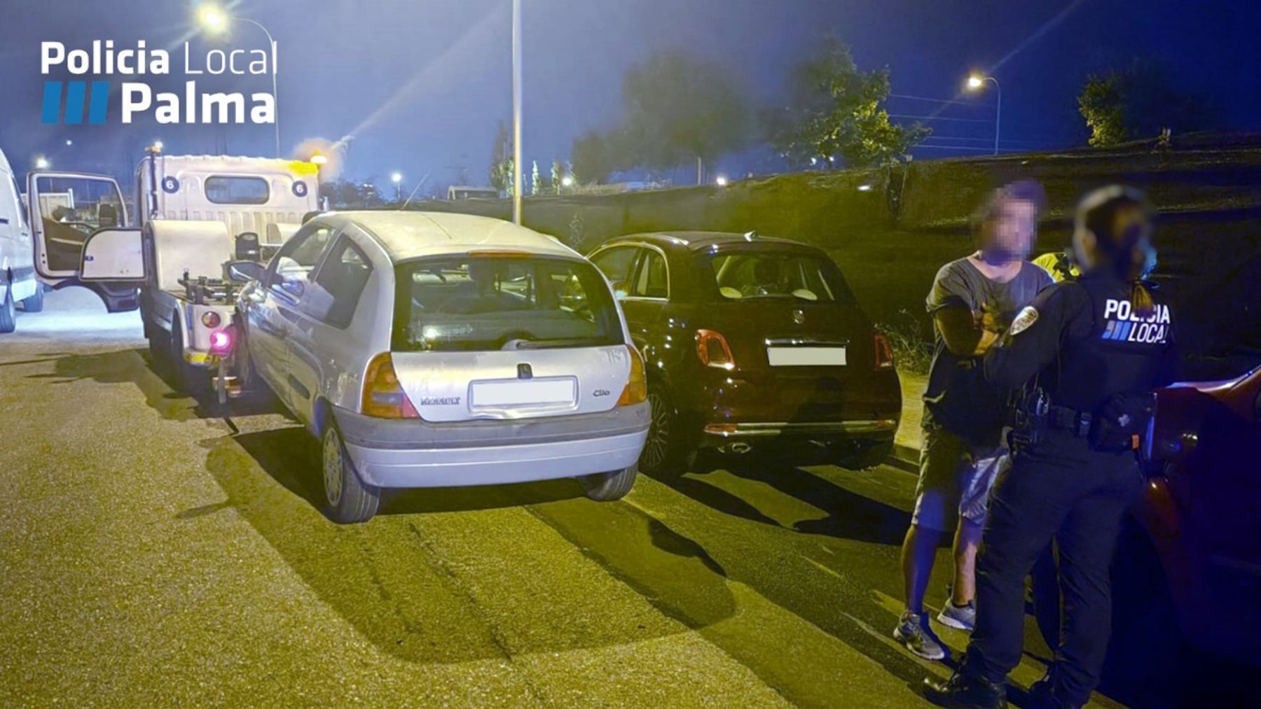 Detenido en Palma un colombiano por conducir cuadruplicando la tasa de alcohol permitida