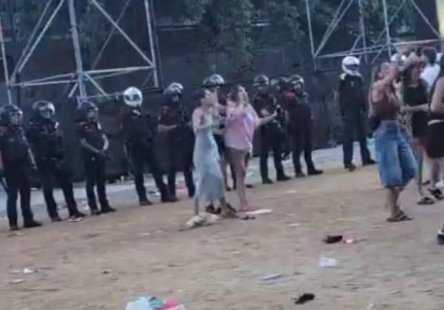 Disturbios y ataques contra la policía en las Santes de Mataró: tres detenidos y ocho investigados
