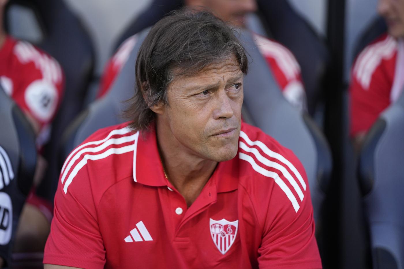 Matías Almeyda en el partido del Sevilla contra el Sunderland. - Corchero/EP